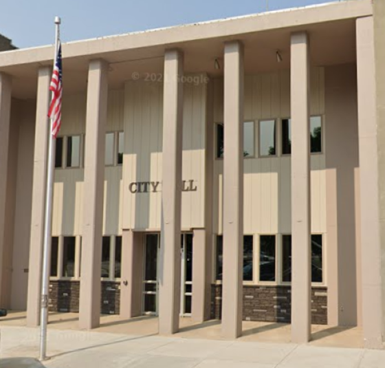 The exterior of City Hall in Lake City, Iowa.