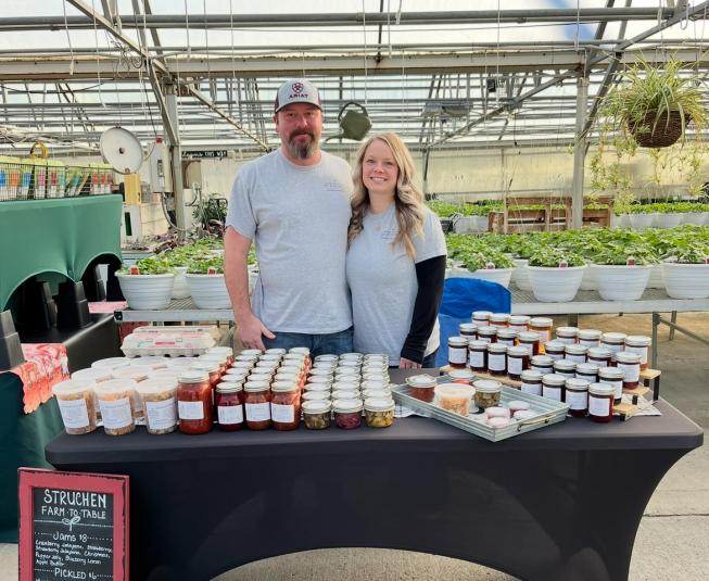 Keagan and Kayla Struchen of Struchen Farm to Table