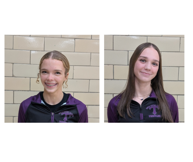 Headshots of each player, standing in front of a white brick wall. 